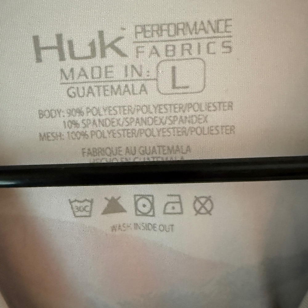 Huk Performance White Shirt - Picture 3 of 4